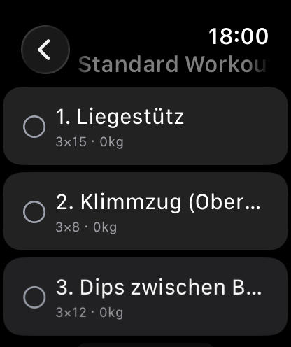 Apple Watch Training